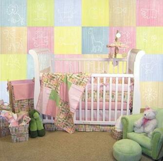 Large Wall Mural Baby Nurserykid In The