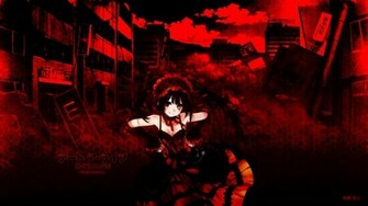 Red Black Wallpaper Kurumi And