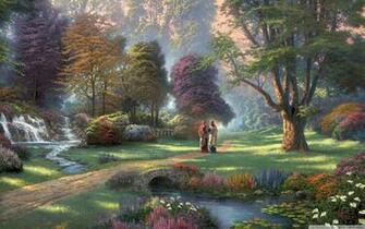 Jesus Painting By Thomas Kinkade 4k HD Desktop Wallpaper For