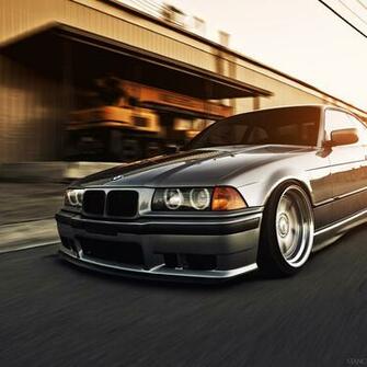 Wallpaper Bmw E36 M3 Series Three Blue Coupe Sports Car