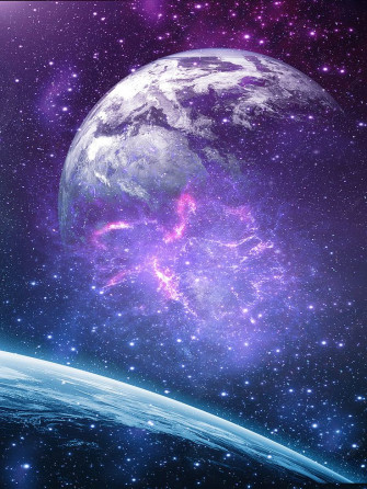 Science Fiction Cool Planet Background Material Wallpaper Image