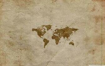 Vintage World Map HD Desktop Wallpaper High Definition Fullscreen