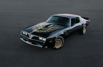 Black Pontiac Trans Am Muscle Car Usa Wallpaper Background