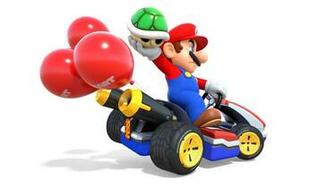 Mario Kart Turtle Full HD Wallpaper