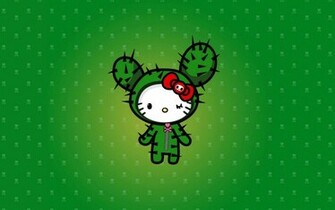 Tokidoki Hello Kitty Cactus Wallpaper Kawaii