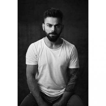Virat Kohli S Black And White Headshot Is Oh So Hot Pinkvilla
