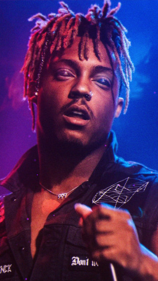 Cool Juice Wrld Blue Wallpaper