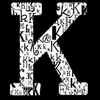 Julie Hartman Portfolio The Letter K Black Background