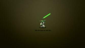 Wallpaper Star Wars Jedi Yoda Minimalism Widescreen On