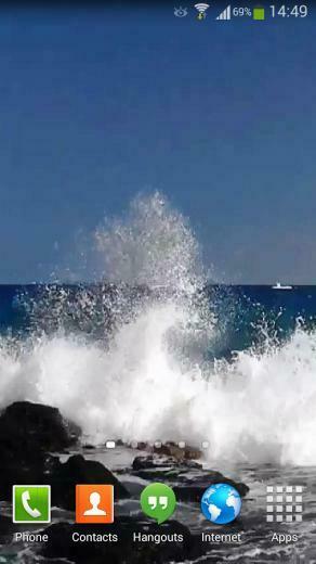 Watch A Great And Agitated Ocean With Giant Blue Waves