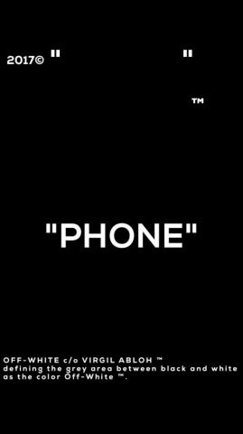 Off White Inspired Wallpaper iPhone Sfondi Per