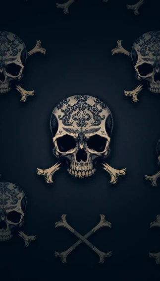 Skull And Bones Wallpaper
