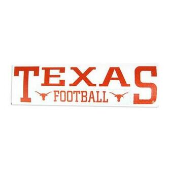 Texas Longhorns Holographic Football Large Decal