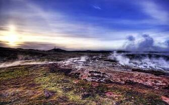 Iceland Landscape Wallpaper Art Print Poster