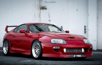 Wallpaper Photo Red Tuning Japan Car