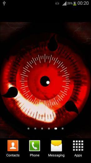 Sharingan Live Wallpaper Screenshot