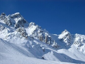 Wallpaper Proslut Ice Snowy Mountains HD High Definition