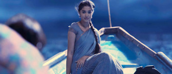 Uppena Sangeetha On Boat Scene 0l8khzzmug8i8u46 Wallpaper