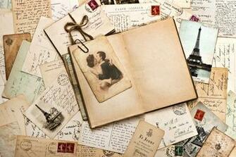 Photograph Couple Sepia Eiffel Tower Wallpaper