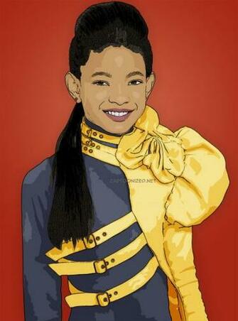 Your Own Willow Smith Cartoon Cell Phone Wallpaper Cartoonized