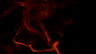 Orange Smoke On Black Background Stock Video Footage Storyblocks