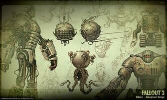 Just A Small Selection Of Art That He Created For Fallout The