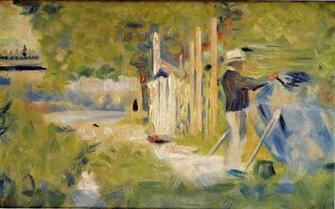 His Boat A Post Impressionist Georges Seurat Art Wallpaper Picture