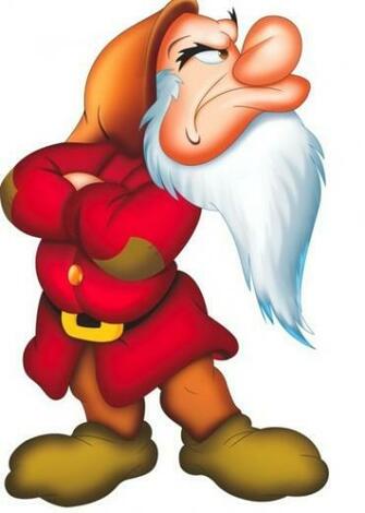 Grumpy Is One Of The Seven Dwarfs In Snow White And