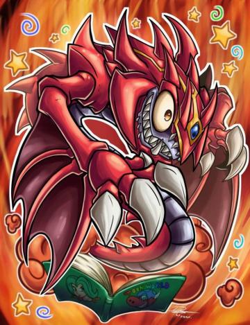 Uria Toon Of Searing Flames By Kraus Illustration Card Art