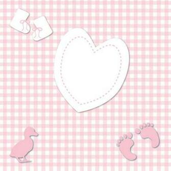 Girl Baby Shower Background Background