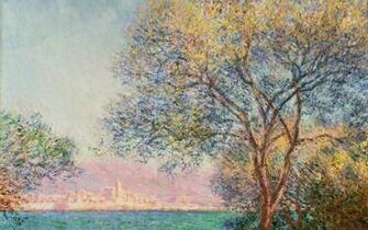 Claude Monet Wallpaper Ocean Trees Sky Morning Pictures HD