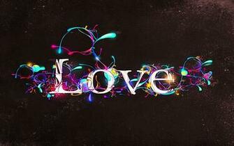 Colorful Abstract Wallpaper Love 3d Beautiful