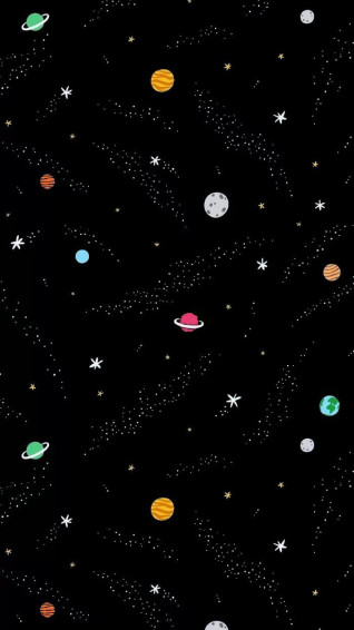 Simple Solar System Wallpaper Space Cute
