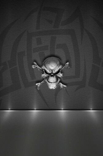Skull And Crossbones Simply Beautiful iPhone Wallpaper