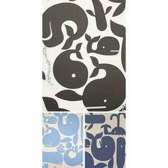 Pottok Prints Little Whales Wallpaper Thisnext