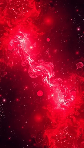 Red Space Wallpaper