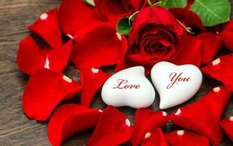 New Image Of Love And Flowers Red Heart