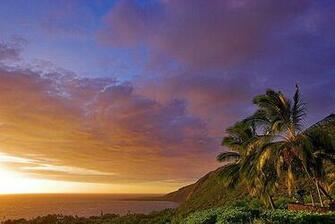 Hawaii Beach Sunset Wallpaper Oahu