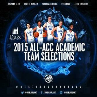 Devils Named To All Acc Academic Team Duke Blue Planet
