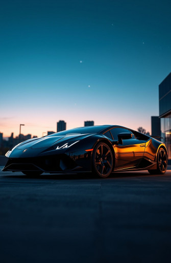 Black Lamborghini Wallpaper
