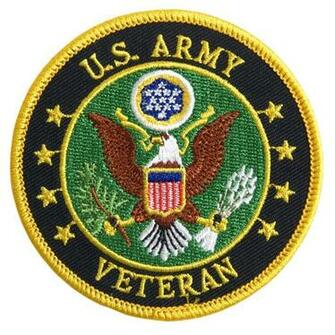 Hot Leathers Us Army Veteran Military Patches