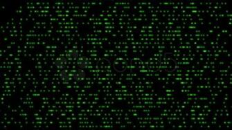 Stock Video Green Data Stream With Alpha Pond5