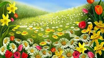 Spring Flowers Desktop Wallpaper At Wallpaperbro