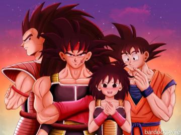 Bardock Gine Goku And Raditz By Sue