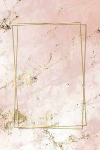 Pink And Gold Marble Textured Background Vector Image By