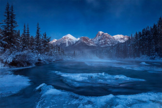 Winter Night Desktop Wallpaper