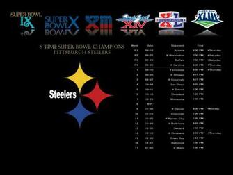 Steelers Schedule Time Super Bowl Champion Version Wallpaper
