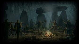 Viking Camp Wallpaper From Expeditions Gamepressure