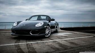 Porsche Boxster Spyder By Lake Michigan 4k HD Desktop Wallpaper