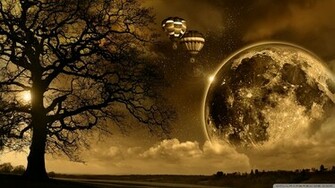 Night Sepia Wallpaper